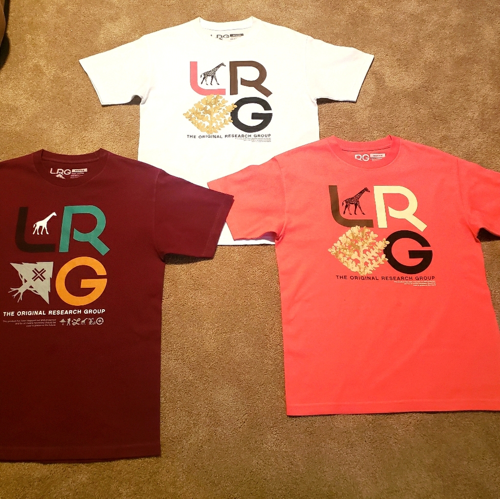 3 lrg t shirts